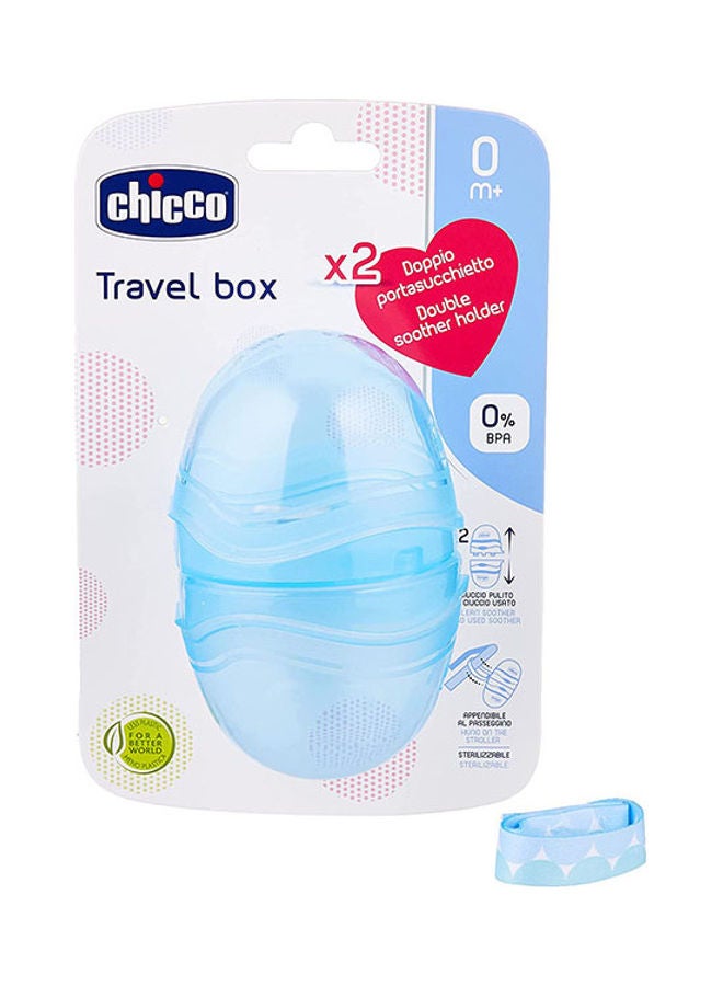 شيكو حامل لهاية مزدوج، أزرق - Image 1