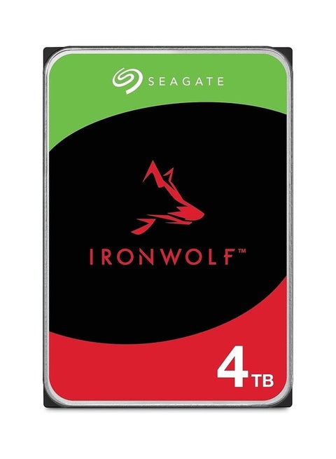 4TB Ironwolf NAS Internal Hard Drive, SATA 6Gb/s 3.5'', 256MB Cache, 600 MBps Data Transfer Rate, ‎5900 RPM, Serial ATA-600 Interface, 256 Megabyte Buffer Size | ST4000VN006 4 TB