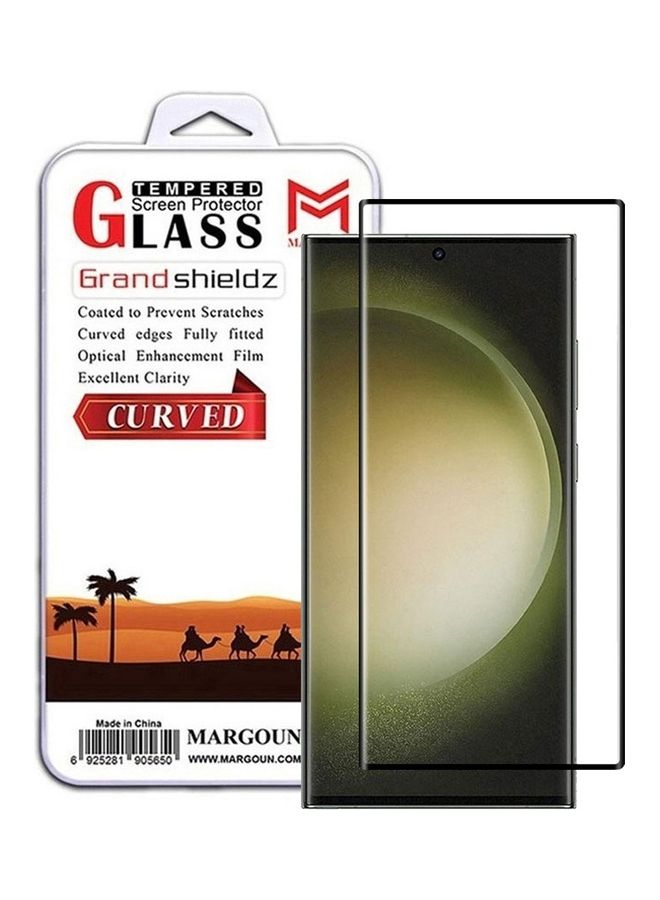 MARGOUN Samsung Galaxy S23 Ultra Screen Protector Scratch And Shatter Resistant Anti Bubble Glass Full Glow Back Screen Protector Clear - Image 1