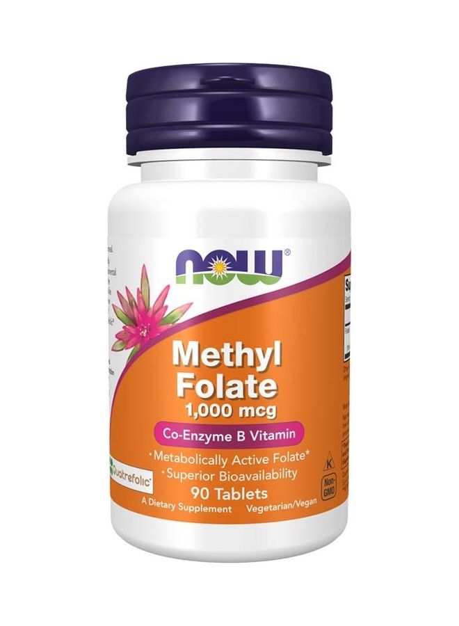 ناو فودز، ميثيل فولات، 1000 ميكروجرام، 90 قرصًا