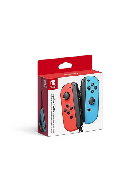 Joy Cons Wireless Controller  , L/R Controllers Replacement Compatible With Nintendo Switch - Neon Red/Neon Blue