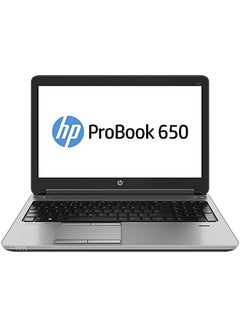 إتش بي كمبيوتر محمول ProBook 650 G2 للأعمال بشاشة مقاس 15.6 بوصة ومعالج Core i5 وذاكرة وصول عشوائي سعة 8 جيجابايت ومحرك أقراص SSD سعة 256 جيجابايت وبطاقة رسومات مدمجة ونظام التشغيل Windows 10 Pro  - Image 5