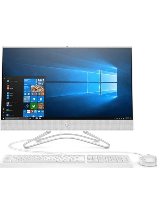 HP - 2023 200 G4 All in One Business PC, Intel Core i5-10210U |8GB DDR4-2666 MHz Ram |512GB SSD |DVDRW |Intel UHD Graphics |21.5" Display |Windows-11 Free Bluetooth Headphone English White - Image 1