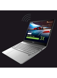أيسر كمبيوتر محمول Swift 3 بشاشة مقاس 13.5 بوصة، ومعالج Core i7-1165G7/ وذاكرة وصول عشوائي سعة 8 جيجابايت/ ومحرك أقراص SSD سعة 512 جيجابايت/وبطاقة رسومات Intel Iris Xe/نظام التشغيل Windows 11 مع ملحقات  - Image 4