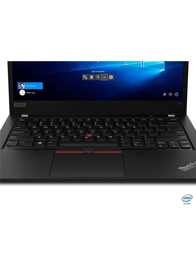 Lenovo - ThinkPad T14 Business  (Upgraded Version) Laptop With 14-Inch Display, Core I5-10210U Processor/16GB RAM/512GB SSD/Intel UHD Graphics/Windows 10 Pro English/Arabic Black - Image 1