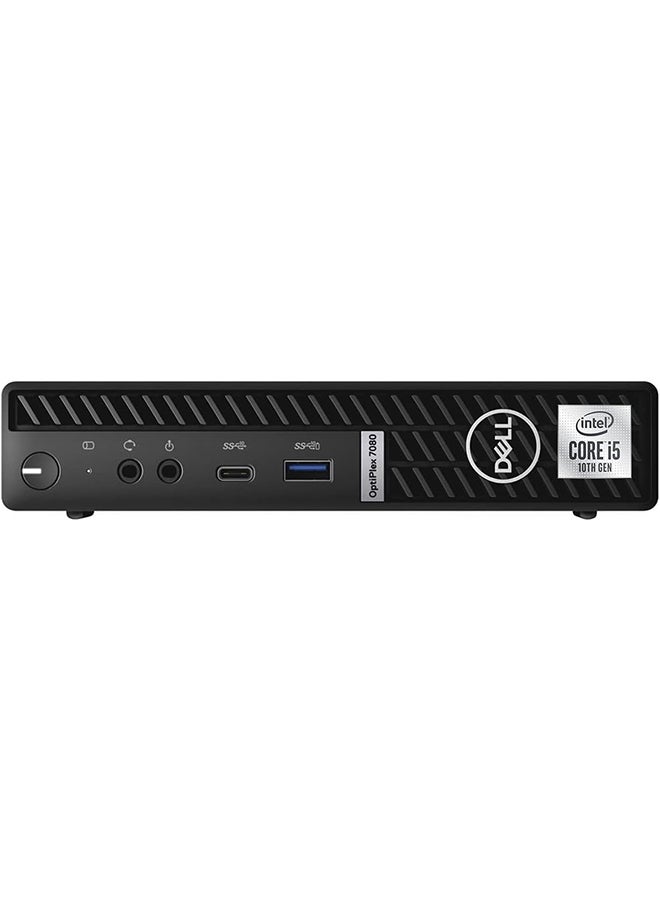 DELL - OptiPlex 7080 Micro Tower PC, Core i5-10500T Processor/16GB RAM/512GB SSD/Integrated Graphics/Windows 11 Pro Black - Image 1