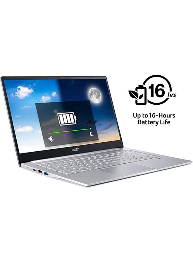 أيسر - كمبيوتر محمول Swift 3 بشاشة مقاس 14 بوصة، ومعالج Core i7-1165G7/ وذاكرة وصول عشوائي سعة 8 جيجابايت/ ومحرك أقراص SSD سعة 256 جيجابايت/وبطاقة رسومات Intel Iris Xe/نظام التشغيل Windows 11 - Image 1