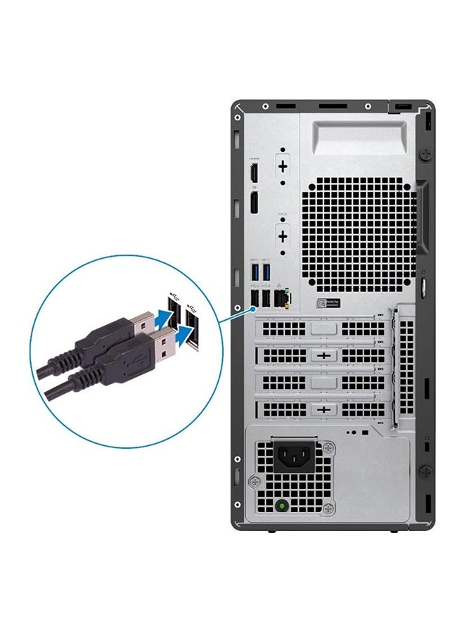 DELL - OptiPlex 3000 Desktop Computer, Core i5-12500 Processor/8GB RAM/256GB/Integrated Graphics/Windows 11 Black - Image 1