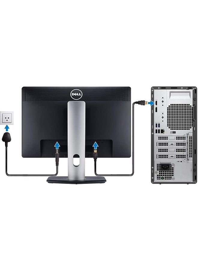 DELL - OptiPlex 3000 Desktop Computer, Core i5-12500 Processor/8GB RAM/256GB/Integrated Graphics/Windows 11 Black - Image 1