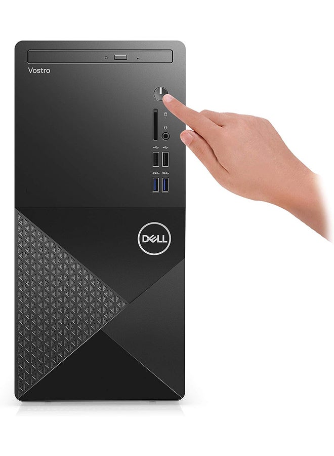 DELL - Vostro 3000 Series 3888 Tower Business Desktop, Core i5-10400 Processor/16GB RAM/256GB SSD + 1TB HDD/Integrated Graphics/Windows 10 Pro Black - Image 1