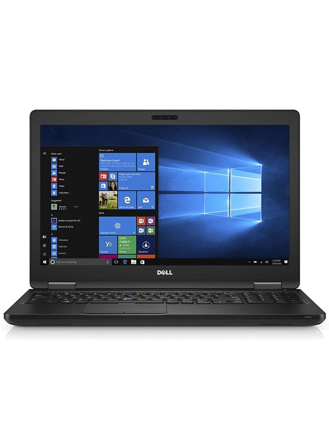 DELL - Latitude 5580 Business Laptop With 15.6-Inch Display, Core i5-7300U Processor/8GB RAM/256GB SSD/Integrated Graphics/Windows 10 Pro English Black - Image 1