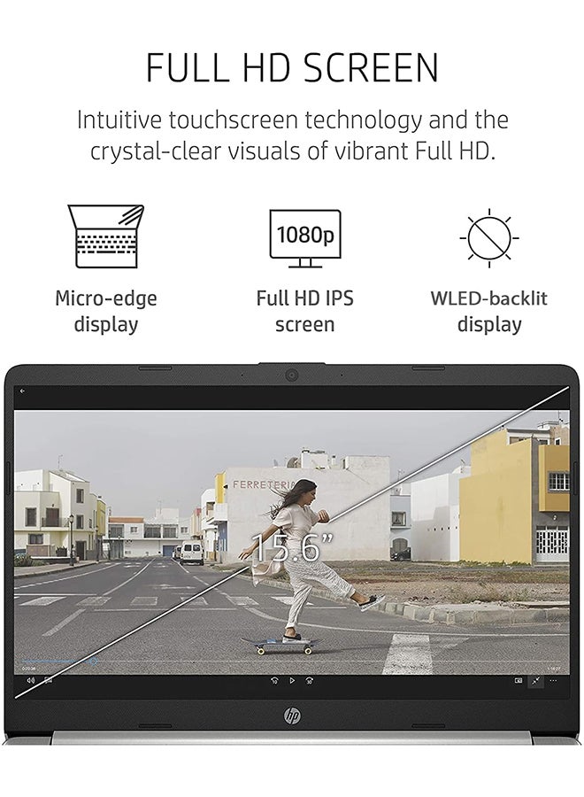 HP - Newest (Upgraded Version) Laptop With 15.6-Inch Display, Core i7-1165G7 Processor/16GB RAM/1TB PCIe SSD/Integrated Graphics/Windows 11 Home English Silver - Image 1