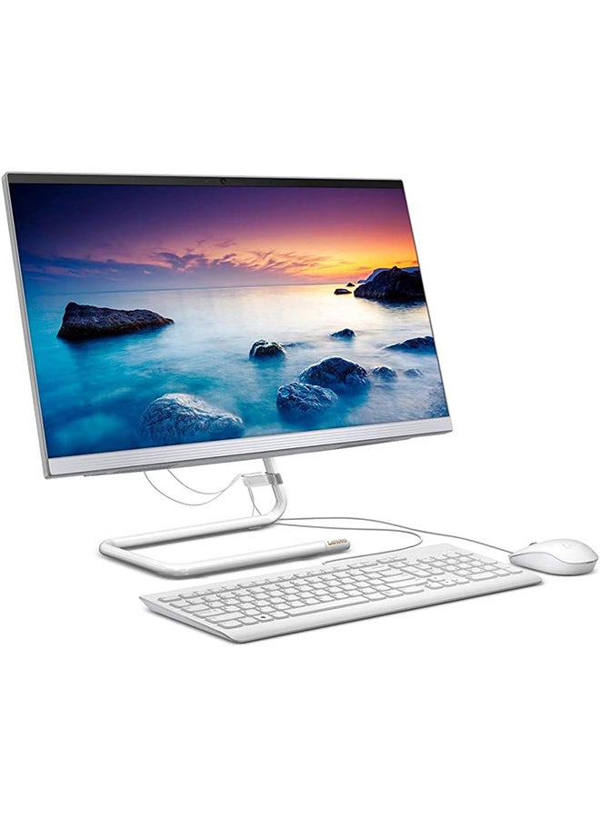 Lenovo - IdeaCentre AIO 340 Desktop With 23.8-Inch Display, Core i5-10400T Processor/8GB RAM/512GB SSD/AMD Radeon 625/Windows 10 English white - Image 1