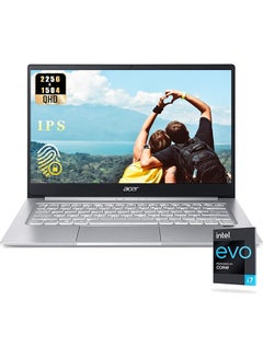 أيسر كمبيوتر محمول Swift 3 Light بشاشة مقاس 13.5 بوصة ومعالج Core i7-1165G7 وذاكرة وصول عشوائي سعة 8 جيجابايت ومحرك أقراص NVMe SSD سعة 1 تيرابايت وبطاقة رسومات مدمجة ونظام تشغيل Windows 11  - Image 1