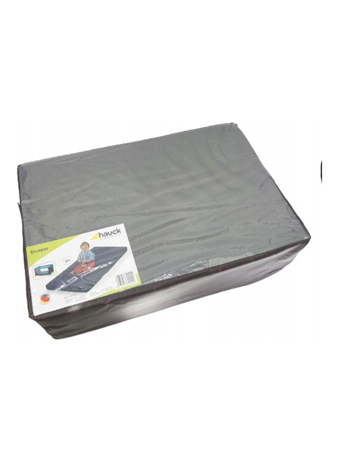 hauck - Travel Cot Accessories Sleeper 6 Cm Thick Foldable Mattress, Breathable Foam, Tight Top, Certified Fabrics, Easy To Carry With Carry Bag, For Toddlers And Babies - Grey - Image 1