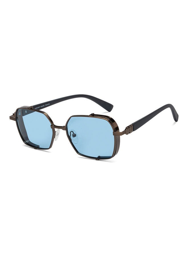 VINCENT CHASE Unisex Hexagon Shape Sunglasses - VC S15760 - Lens Size: 56 Mm  - Image 1