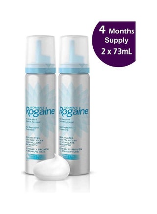 Hair Loss And Regrowth Scalp Foam Treatment Solution With 5% Minoxidil 2x73ml - v1692423157/N53430138A_1