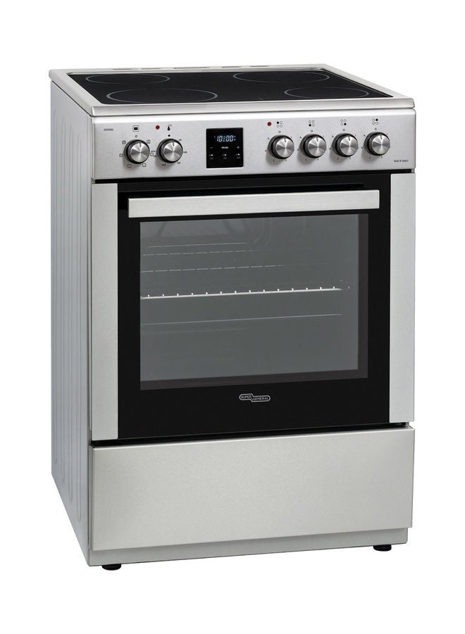 SUPER GENERAL 60x60 Cm 4 Burner Vitroceramic Cooker SGCV 61DSS Stainless Steel 