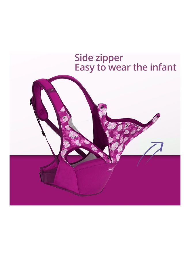 Baby Carrier Flower, Comfortable Fabric, Upto 20 Kg - Purple - v1692426791/N53430161A_11