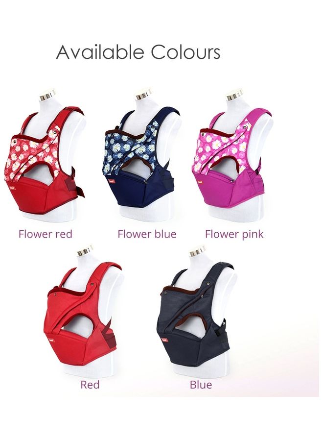 Sunveno - Baby Carrier Flower, Comfortable Fabric - Red - Image 1