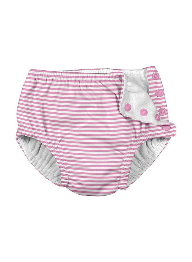 green sprouts - Snap Reusable Absorbent Swimsuit Diaper-Light Pink - Image 1