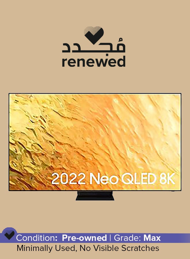 Samsung - Renewed -  65 Inch 8k Neo Qled TV QE65QN800B Black - Image 1