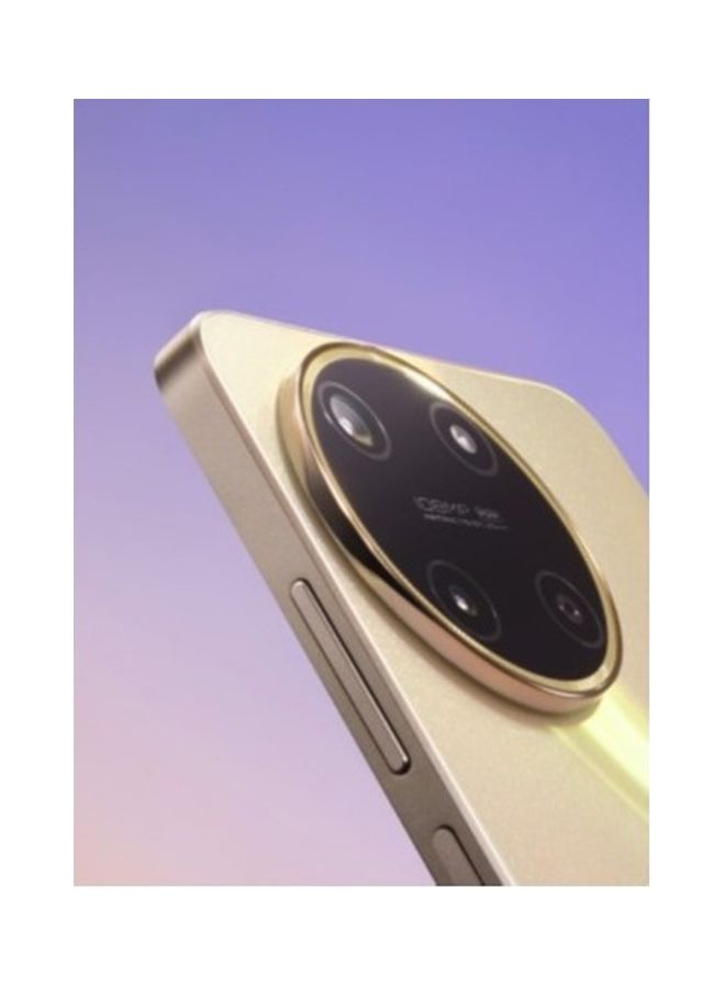 هاتف Realme 11 ثنائي الشريحة باللون الذهبي اللامع وذاكرة وصول عشوائي سعتها 8 جيجابايت وذاكرة داخلية 256 جيجابايت يدعم تقنية 5G - إصدار الشرق الأوسط