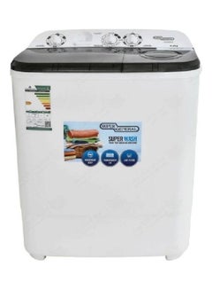 SUPER GENERAL Semi Automatic Top Load Twin Tub Washing Machine 18 kg KSGW1888N White  - Image 4