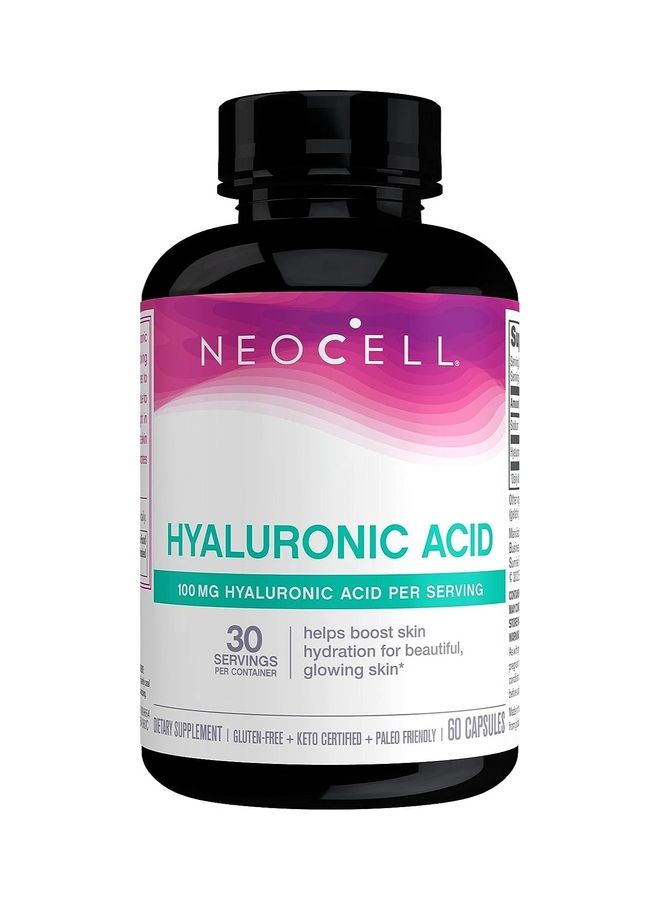 NEOCELL Hyaluronic Acid 100 Mg 60 Caps  - Image 1