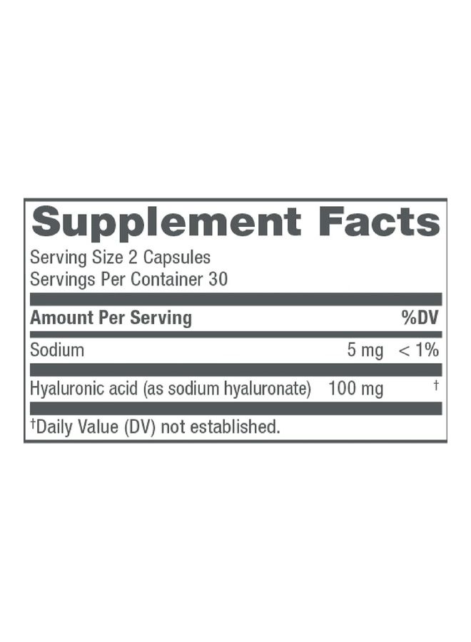 NEOCELL Hyaluronic Acid 100 Mg 60 Caps  - Image 5