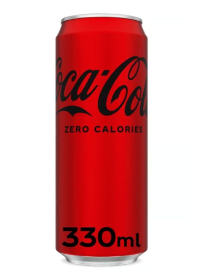 Coca-Cola - Zero Calories Soft Drink Can 330ml - Image 1