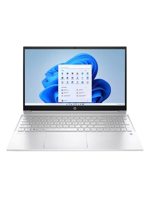 Pavilion Laptop With 15.6-inch Display, Core i5 Processor/8GB RAM/512GB SSD/Windows 11/Intel Iris Xe Graphic Card English/Arabic Natural Silver