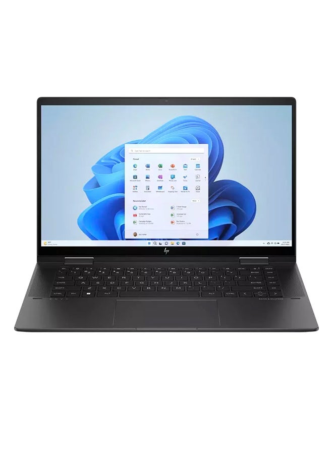 HP Envy x360 Laptop With 15.6-inch Display, Ryzen 7-7730U Processor/16GB RAM/1TB SSD/Windows 11/AMD Radeon Graphic Card English/Arabic Nightfall Black  - Image 1