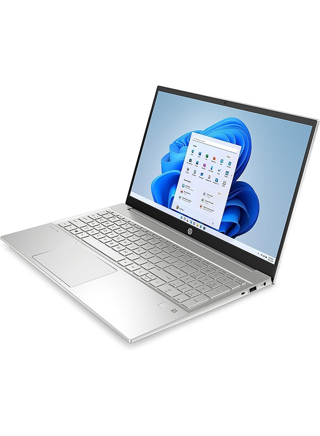 HP - Pavilion 15-eg1020ne (Upgraded Version) Laptop With 15.6-Inch Display, Core i5-1135G7 Processor/8GB RAM/512GB SSD/Intel Iris XE Graphics/Windows 11 English Silver - Image 1