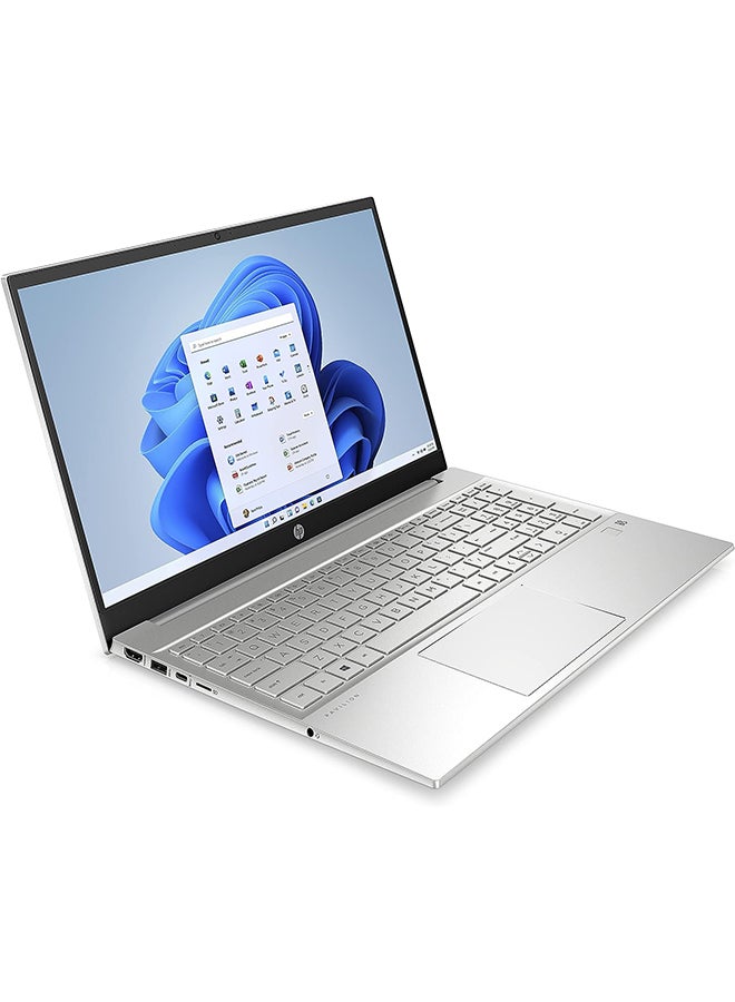 HP - Pavilion 15-eg1020ne (Upgraded Version) Laptop With 15.6-Inch Display, Core i5-1135G7 Processor/8GB RAM/512GB SSD/Intel Iris XE Graphics/Windows 11 English Silver - Image 1