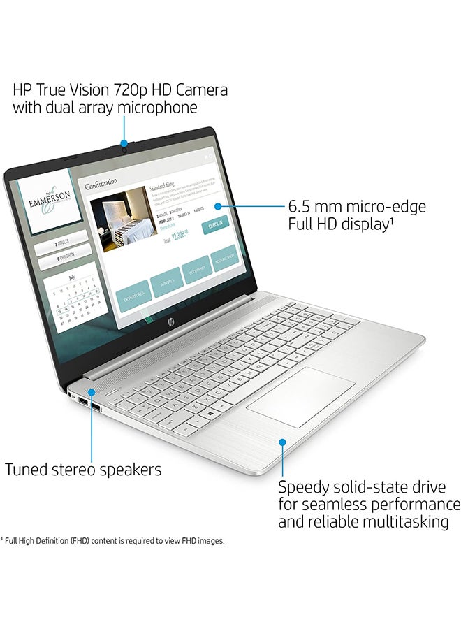 HP - Pavilion (Upgraded Version) Laptop With 15.6-Inch FHD Display, AMD Ryzen 5 5500U Processor/32GB RAM/1TB SSD/Integrated Graphics/Windows 11 English Silver - Image 1