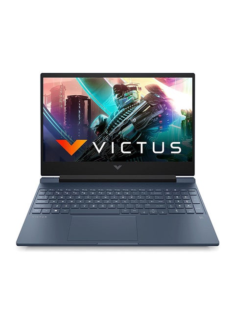 Victus Gaming (Upgraded Version) Laptop With 15.6-Inch Display, Core i7-13700H Processor/16GB RAM/512GB SSD/6GB NVIDIA GeForce RTX 3050 Graphics/Windows 11 Home English/Arabic Blue
