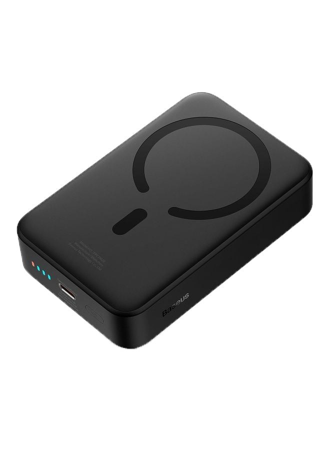 Baseus 20000.0 mAh 20000Mah Magnetic Battery Pack Pd 20W Portable Charger Wireless Power Bank Fast Charging With Usb C Cable Magsafe Charger For Apple Iphone 14/13/12 Series Black  - Image 1
