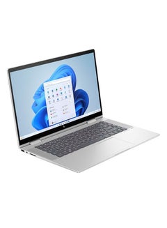 HP Envy x360 Touch (Upgraded Version) Laptop With 15.6-inch Display, Core i5-1335U Processor/8GB RAM/512GB SSD/Windows 11/Intel Iris Xe Graphics English/Arabic Natural Silver  - Image 3