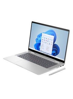 HP Envy x360 Touch (Upgraded Version) Laptop With 15.6-inch Display, Core i5-1335U Processor/8GB RAM/512GB SSD/Windows 11/Intel Iris Xe Graphics English/Arabic Natural Silver  - Image 4