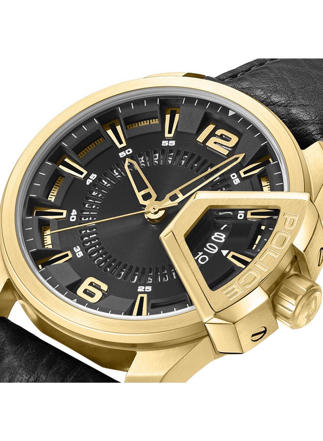 POLICE men Analog Round Shape Stainless Steel Wrist Watch JB00056 - 46 Mm  - Image 3