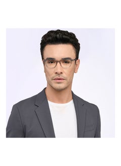 Lenskart Blu Zero Power Bluecut & Antiglare Computer Eyeglasses | Grey Full Rim Rectangle | For Men & Women | Medium | Lb E14067  - Image 3