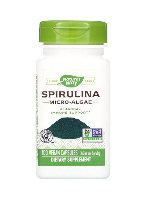 Spirulina 100 Vegan Capsules