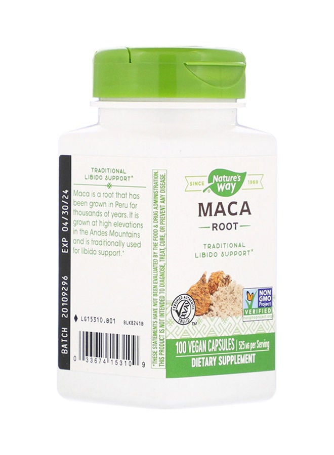 Nature's Way - Maca Root 100 Vegan Capsules - Image 1