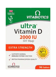 Vitabiotics Ultra Vitamin D3 2000Iu 96 Tablets  - Image 1