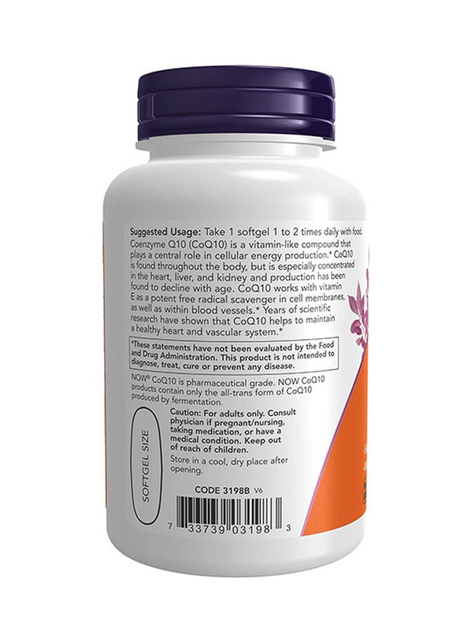 Now Foods - Coq10 400Mg 60 Softgels - Image 1