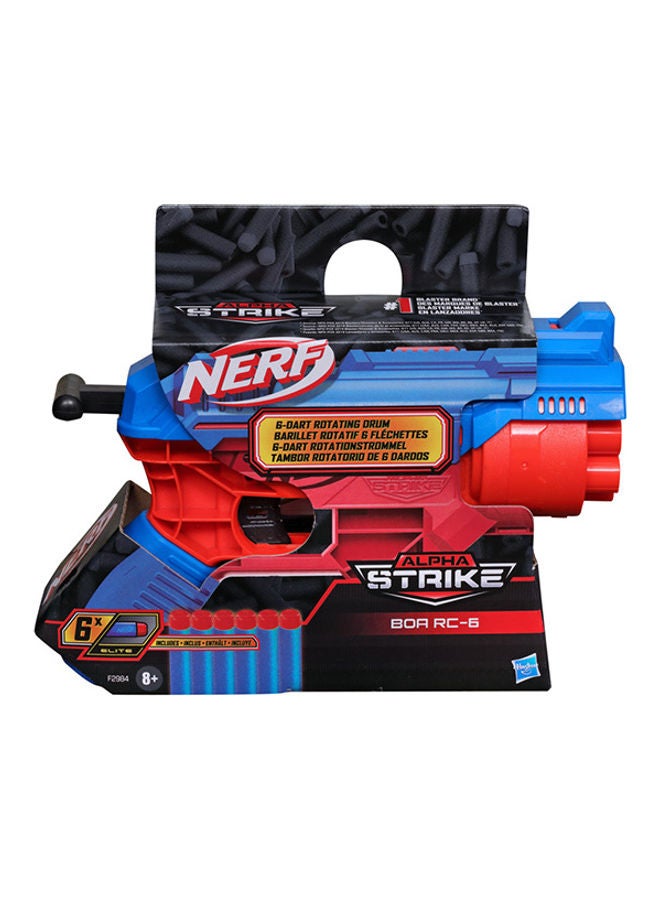 نيرف Alpha Strike Boa RC-6 Dart Blaster with 6-Dart Rotating Drum - Image 2