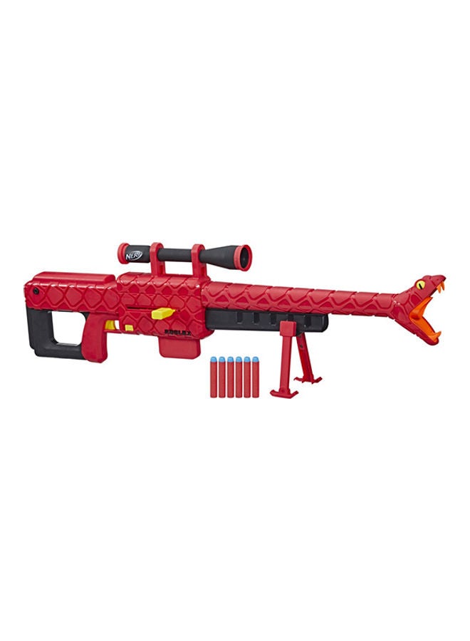 NERF Viper Strike Dart Blaster, Includes Code to Redeem Exclusive Virtual Item, 6-Dart Clip, 6 Elite Darts, Bipod  - Image 2