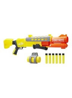 Fortnite Legendary TAC Dart Blaster, Yellow Glow Wrap Design, Includes 6-Dart Mega Drum and 6 AccuStrike Mega Darts, Pump Action - v1692694939/N53430914A_2