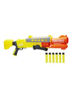 Fortnite Legendary TAC Dart Blaster, Yellow Glow Wrap Design, Includes 6-Dart Mega Drum and 6 AccuStrike Mega Darts, Pump Action - v1692694939/N53430914A_3